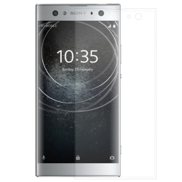 „Calans“ Tempered Glass полностью закрывающее защитное стекло толщиной 0,2 мм – прозрачное (Xperia XA2)