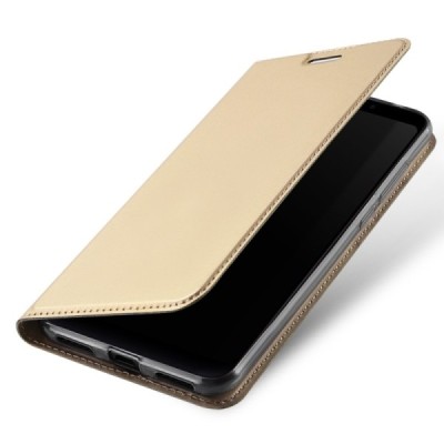 „Dux Ducis“ Skin серии Xiaomi Redmi 5 Plus золотой кожаный чехол-книжка | Vacins.lv