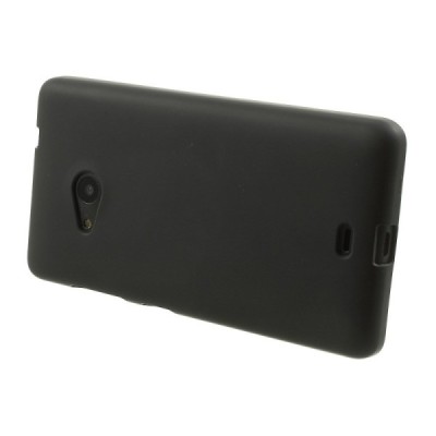 Microsoft Lumia 535 твердый силиконовый (TPU) чехол чёрный | Vacins.lv