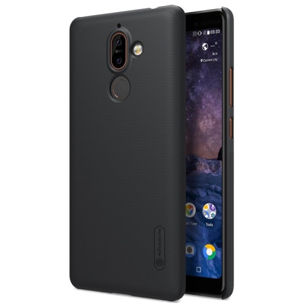 Чехол „Nillkin“ Frosted Shield – чёрный (Nokia 7 Plus)
