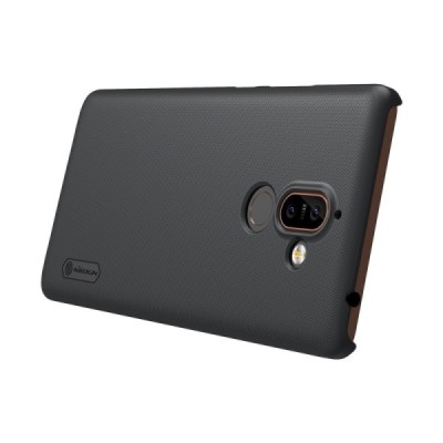 Nokia 7 Plus Frosted Shield черный пластиковый чехол | Vacins.lv