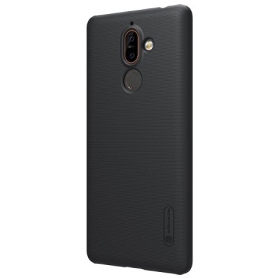 Nokia 7 Plus Frosted Shield черный пластиковый чехол | Vacins.lv