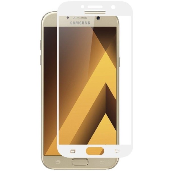 „3D Rewan“ Tempered Glass ekrāna aizsargstikls 0.26 mm - balts (Galaxy A3 2017)