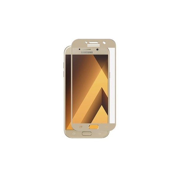 „3D Rewan“ Tempered Glass защитное стекло экрана 0,26 мм – золотой (Galaxy A3 2017)