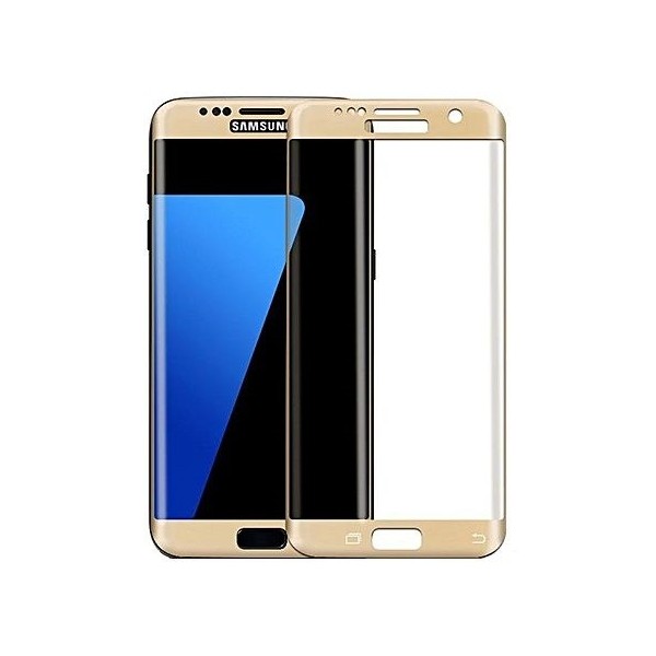 „Mofi“ Tempered Glass защитное стекло экрана 0,33 мм - золотой (Galaxy S6 Edge)