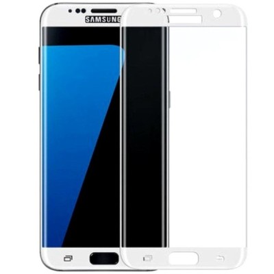 Samsung Galaxy S7 Edge (G935) „3D Rewan“ 9H Tempered Glass усиленная защита, белое защитное стекло с полным покрытием толщиной 0