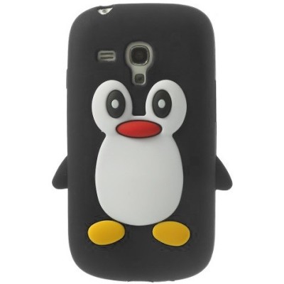 Игривый силиконовый Samsung Galaxy S3 mini i8190 чехол пингвин | Vacins.lv