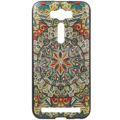„Retro Flowers“ Asus Zenfone 2 Laser 5.0 (ZE500KL, ZE500KG) разноцветный твердый силиконовый чехол | Vacins.lv