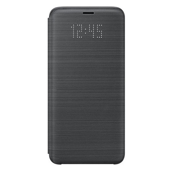„Samsung“ Led View Cover atvērams maciņš - melns (Galaxy S9)