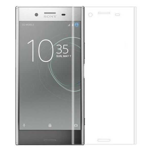 „Calans“ Tempered Glass полностью закрывающее защитное стекло толщиной 0,2 мм – прозрачное (Xperia XZ1)