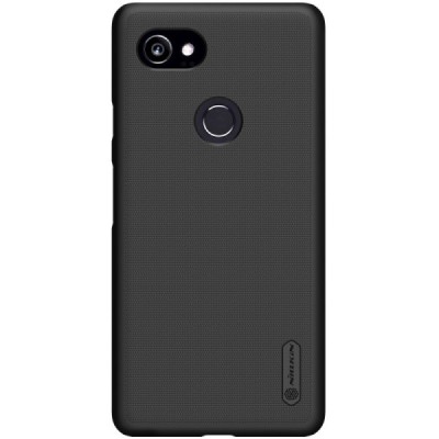 Nillkin Frosted Shield Google Pixel 2 XL черный пластиковый чехол | Vacins.lv