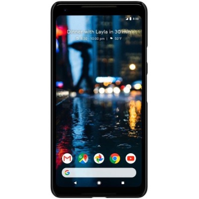 Nillkin Frosted Shield Google Pixel 2 XL черный пластиковый чехол | Vacins.lv