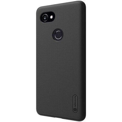 Nillkin Frosted Shield Google Pixel 2 XL черный пластиковый чехол | Vacins.lv