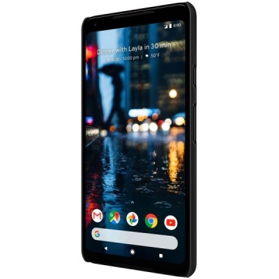 Nillkin Frosted Shield Google Pixel 2 XL черный пластиковый чехол | Vacins.lv