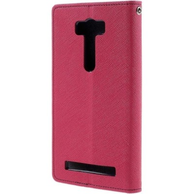 Asus Zenfone 2 Laser 5.0 (ZE500KL, ZE500KG) Mercury atvērams rozs maciņš (maks) / Vacins.lv