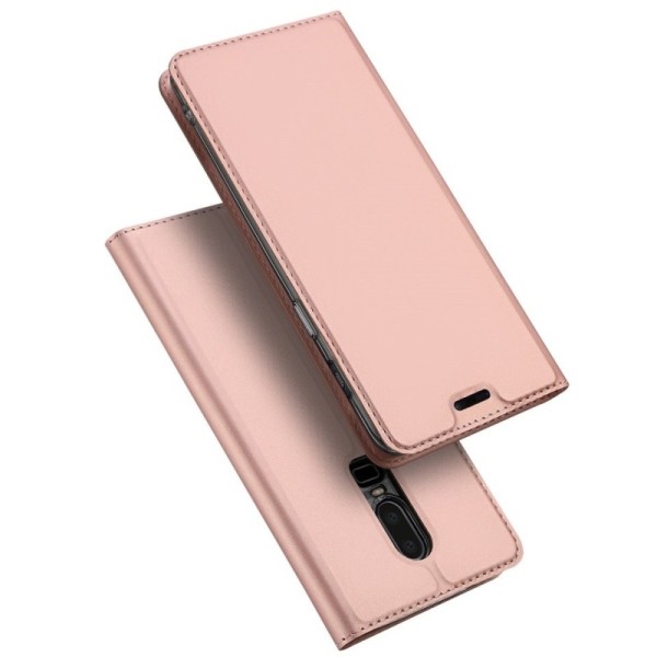 „Dux Ducis“ Skin atvērams maciņš - rozs (OnePlus 6)