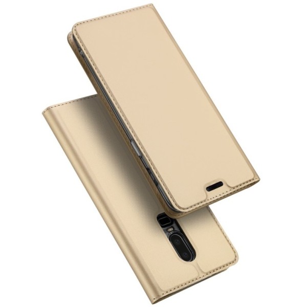 Чехол-книжка „Dux Ducis“ Skin – золотой (OnePlus 6)