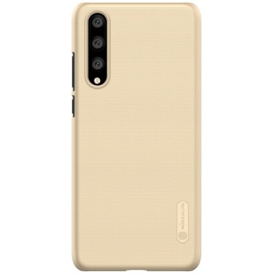 Nillkin Frosted Shield Huawei P20 Pro zelta plastmasas futrālis + ekrāna aizsargplēve / Vacins.lv