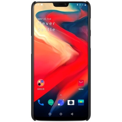 Nillkin Frosted Shield OnePlus 6 (Six) черный пластиковый чехол | Vacins.lv