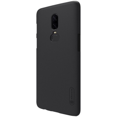 Nillkin Frosted Shield OnePlus 6 (Six) черный пластиковый чехол | Vacins.lv