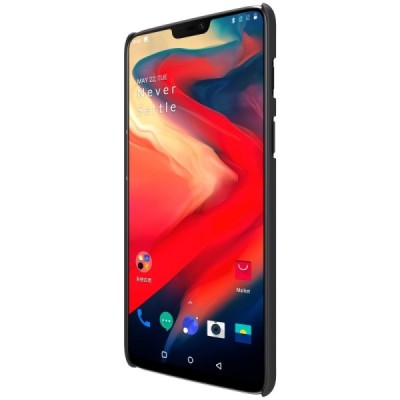 Nillkin Frosted Shield OnePlus 6 (Six) черный пластиковый чехол | Vacins.lv