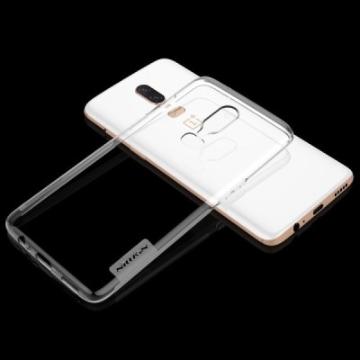 OnePlus 6 (Six) Nillkin Nature dzidrs (caurspīdīgs) silikona planākais apvalks / Vacins.lv
