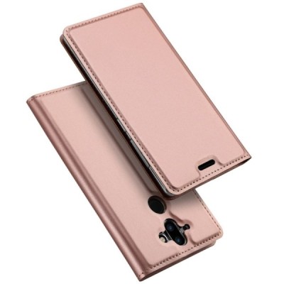Nokia 8 Sirocco (Nokia 9) „Dux Ducis“ Skin sērijas rozs ādas atvērams maciņš / Vacins.lv
