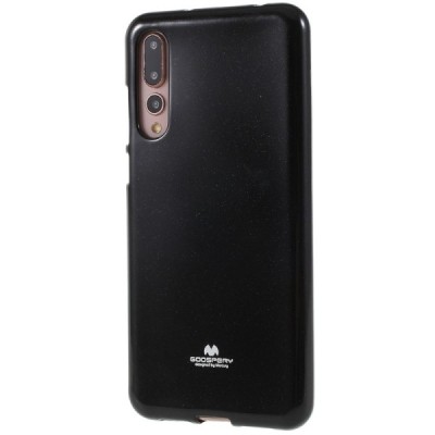 Huawei P20 Pro Mercury твердый силиконовый чехол (TPU) - чёрный | Vacins.lv