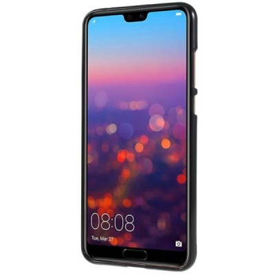 Huawei P20 Pro Mercury melns cieta silikona (TPU) apvalks / vacins.lv
