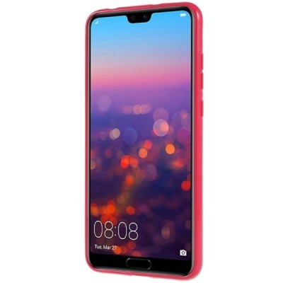 Huawei P20 Pro Mercury tumši rozs cieta silikona (TPU) apvalks / vacins.lv