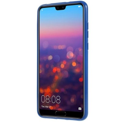 Huawei P20 Pro Mercury твердый силиконовый чехол (TPU) - тёмно-синий | Vacins.lv
