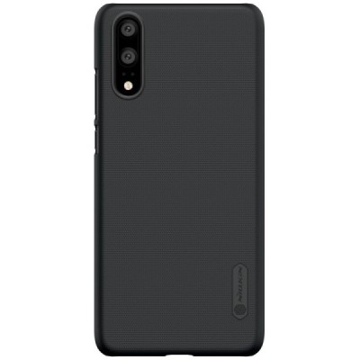 Nillkin Frosted Shield Huawei P20 черный пластиковый чехол | Vacins.lv