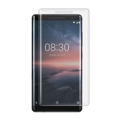 Nokia 8 Sirocco (Nokia 9) „Calans“ 9H Tempered Glass усиленная защита прозрачное защитное стекло с полным покрытием толщиной 0,2