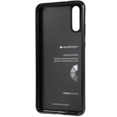 Huawei P20 Mercury твердый силиконовый чехол (TPU) - чёрный | Vacins.lv