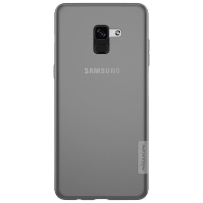 Samsung Galaxy A8 2018 (A530F) Nillkin Nature тонкий серый силиконовый чехол (TPU) | Vacins.lv