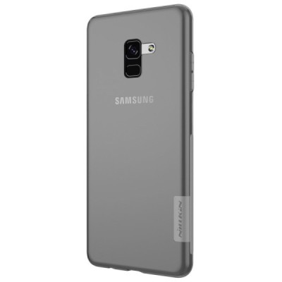 Samsung Galaxy A8 2018 (A530F) Nillkin Nature тонкий серый силиконовый чехол (TPU) | Vacins.lv