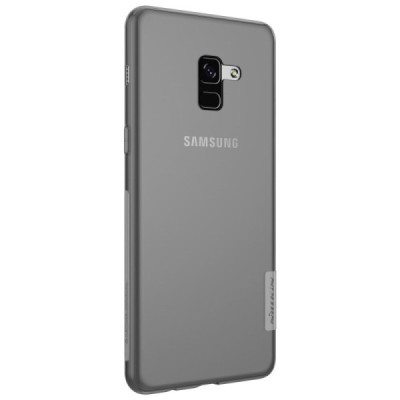 Samsung Galaxy A8 2018 (A530F) Nillkin Nature тонкий серый силиконовый чехол (TPU) | Vacins.lv