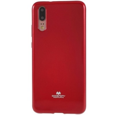 Huawei P20 Mercury твердый силиконовый чехол (TPU) - красный | Vacins.lv