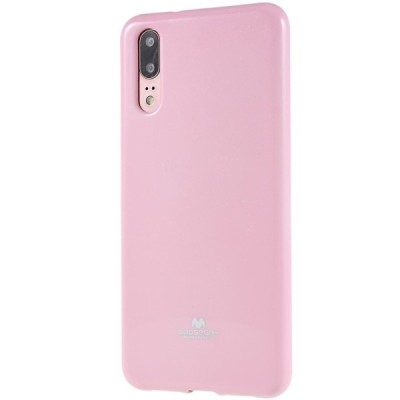 Huawei P20 Mercury твердый силиконовый чехол (TPU) - светло-розовый | Vacins.lv