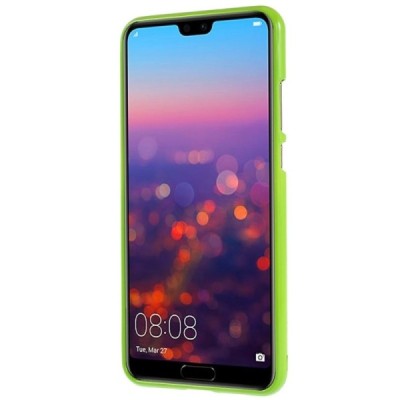 Huawei P20 Mercury твердый силиконовый чехол (TPU) - зелёный | Vacins.lv