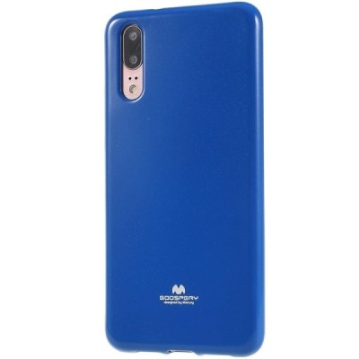 Huawei P20 Mercury твердый силиконовый чехол (TPU) - тёмно-синий | Vacins.lv