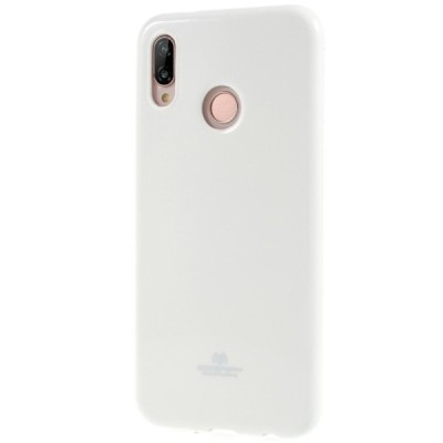 Huawei P20 Lite (Nova 3e) Mercury твердый силиконовый чехол (TPU) - белый | Vacins.lv