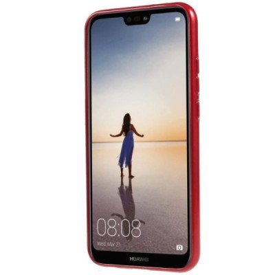 Huawei P20 Lite (Nova 3e) Mercury твердый силиконовый чехол (TPU) - красный | Vacins.lv