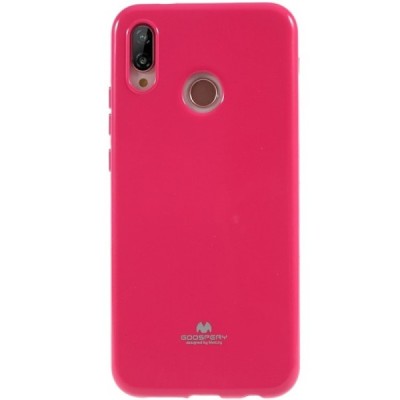Huawei P20 Lite (Nova 3e) Mercury tumši rozs cieta silikona (TPU) apvalks / vacins.lv