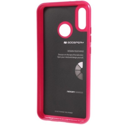 Huawei P20 Lite (Nova 3e) Mercury tumši rozs cieta silikona (TPU) apvalks / vacins.lv