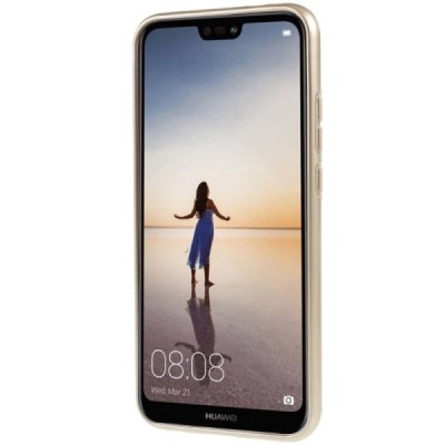 Huawei P20 Lite (Nova 3e) Mercury zelta cieta silikona (TPU) apvalks / vacins.lv