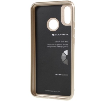 Huawei P20 Lite (Nova 3e) Mercury zelta cieta silikona (TPU) apvalks / vacins.lv