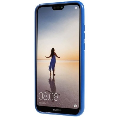 Huawei P20 Lite (Nova 3e) Mercury твердый силиконовый чехол (TPU) - тёмно-синий | Vacins.lv