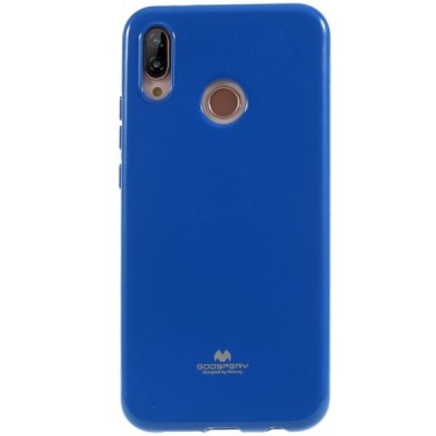 Huawei P20 Lite (Nova 3e) Mercury твердый силиконовый чехол (TPU) - тёмно-синий | Vacins.lv