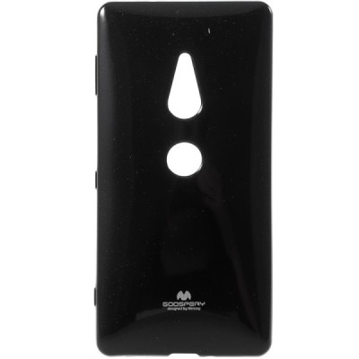 Sony Xperia XZ2 Mercury melns cieta silikona (TPU) apvalks / vacins.lv